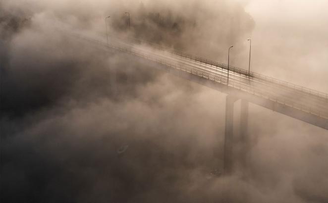 Bridge in Fog