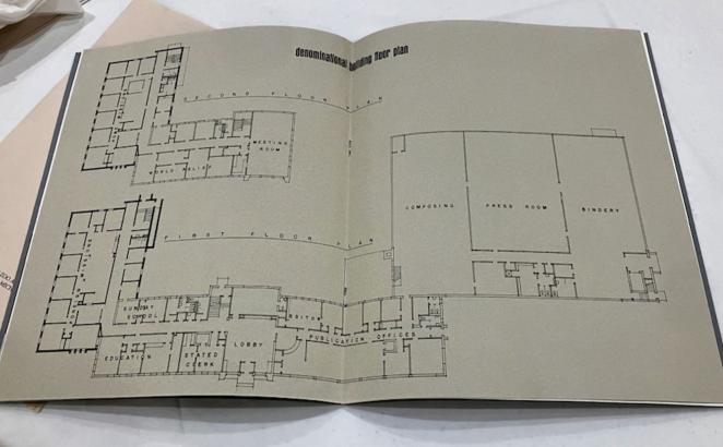photo of old booklet from historical display