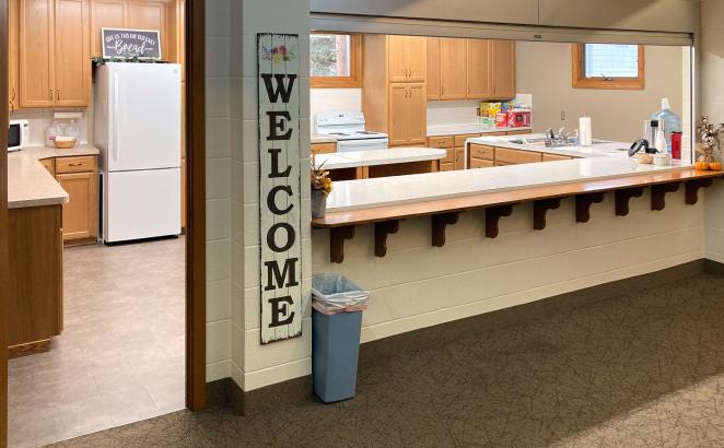 Emden Christian Reformed Church’s renovated kitchen helps members to welcome the community.