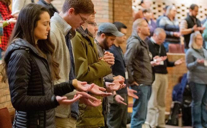 A time of prayer takes place at Synod 2019. A special initiative will intentionally undergird all of Synod 2022 with a foundation of prayer. 