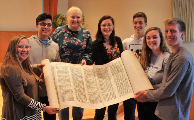 Kuyper College Receives Torah Scroll