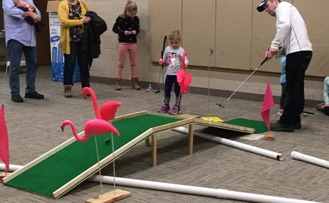 Michigan Church Converts Building Into Miniature Golf Course for Winter Fun Outreach Event