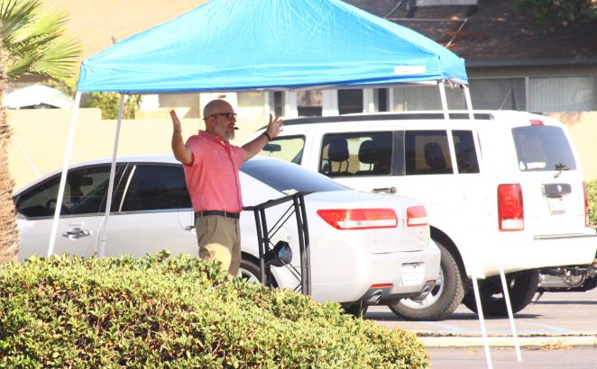 California Church Hosts Drive-in Church