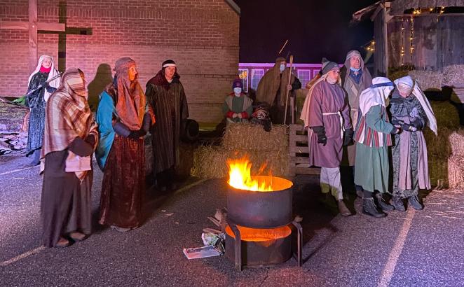 Ontario Church Joins Community-Wide Live Nativity Presentation
