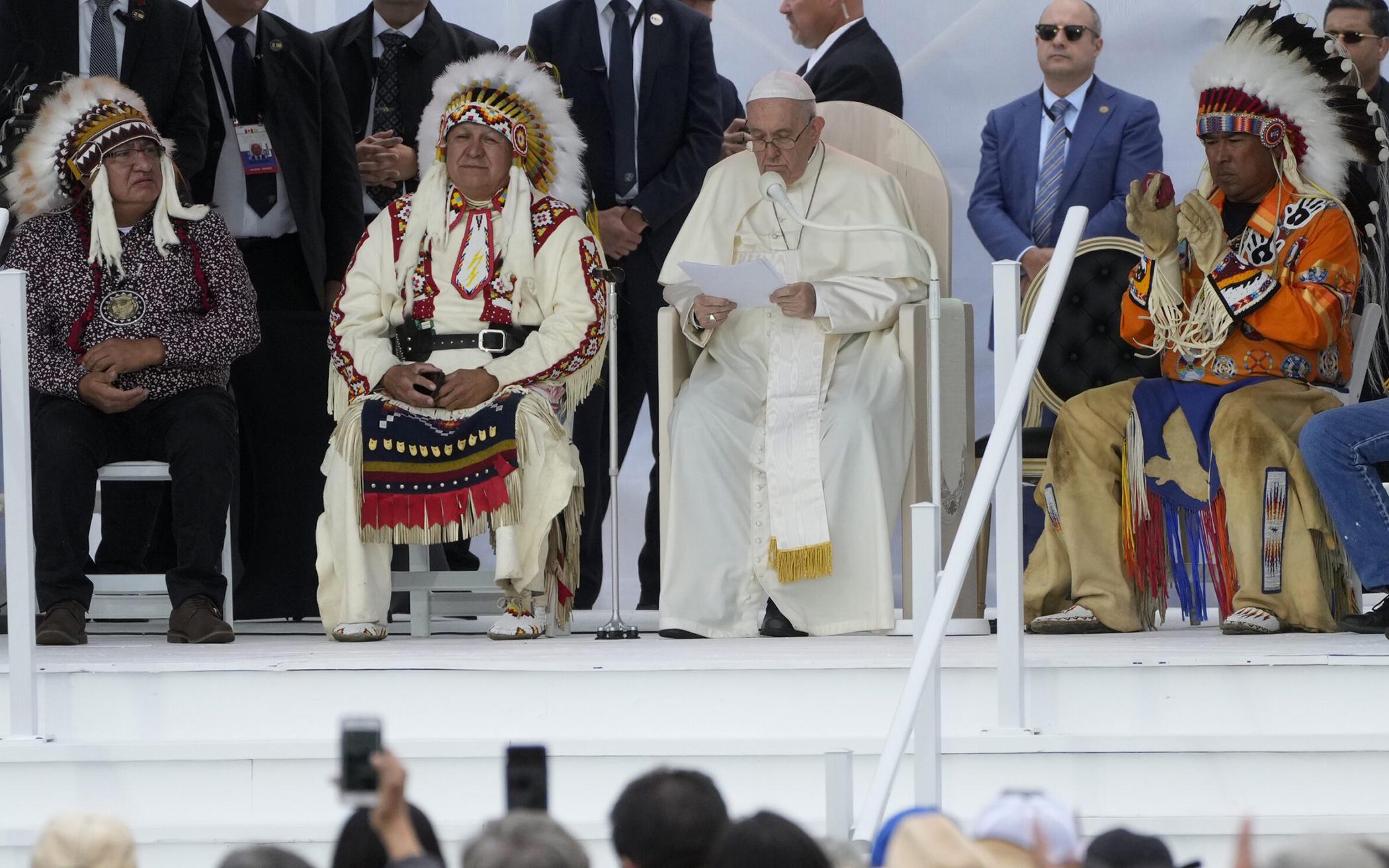 In Canada, Pope Francis Apologizes to Indigenous Peoples, Calls It ‘First Step’