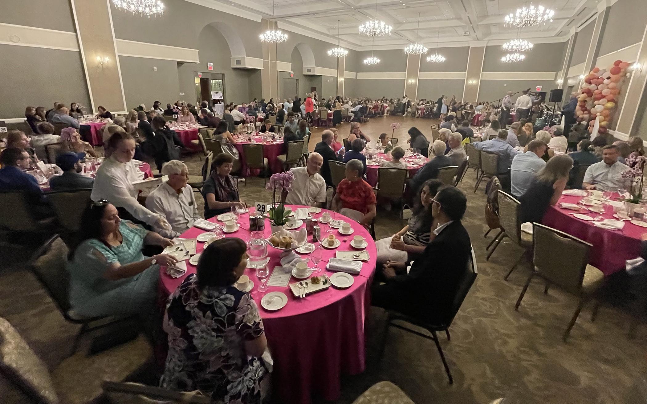 ClearView CRC’s banquet guests were welcomed to an evening of celebrating being part of God’s family.