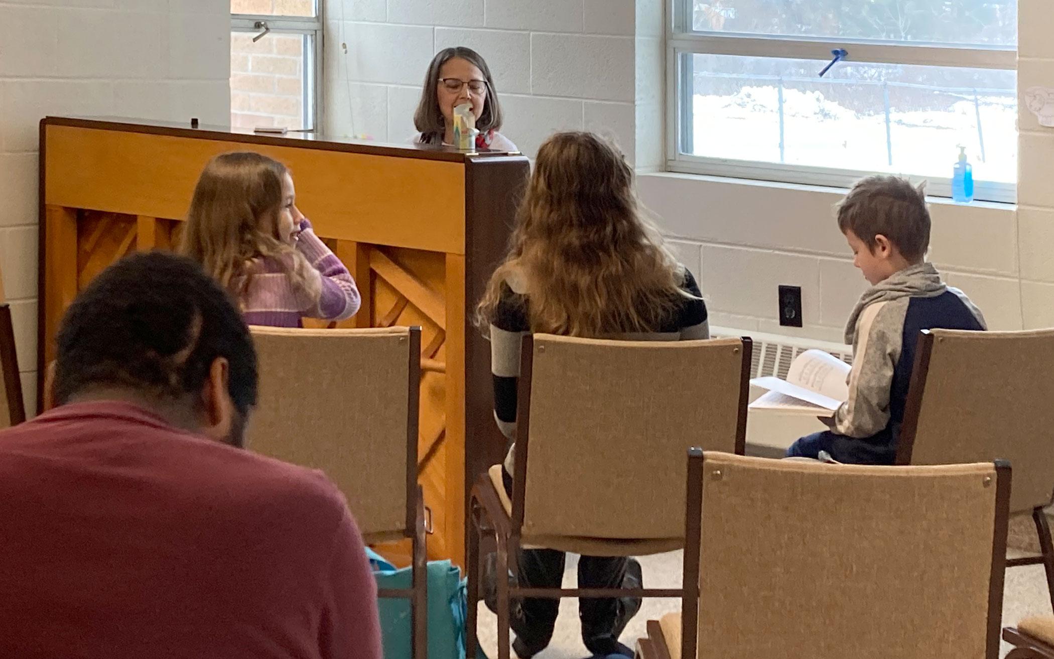 Fellowship CRC’s Sunday school has seen more participants from local families through the congregation’s Christmas gift outreach. 