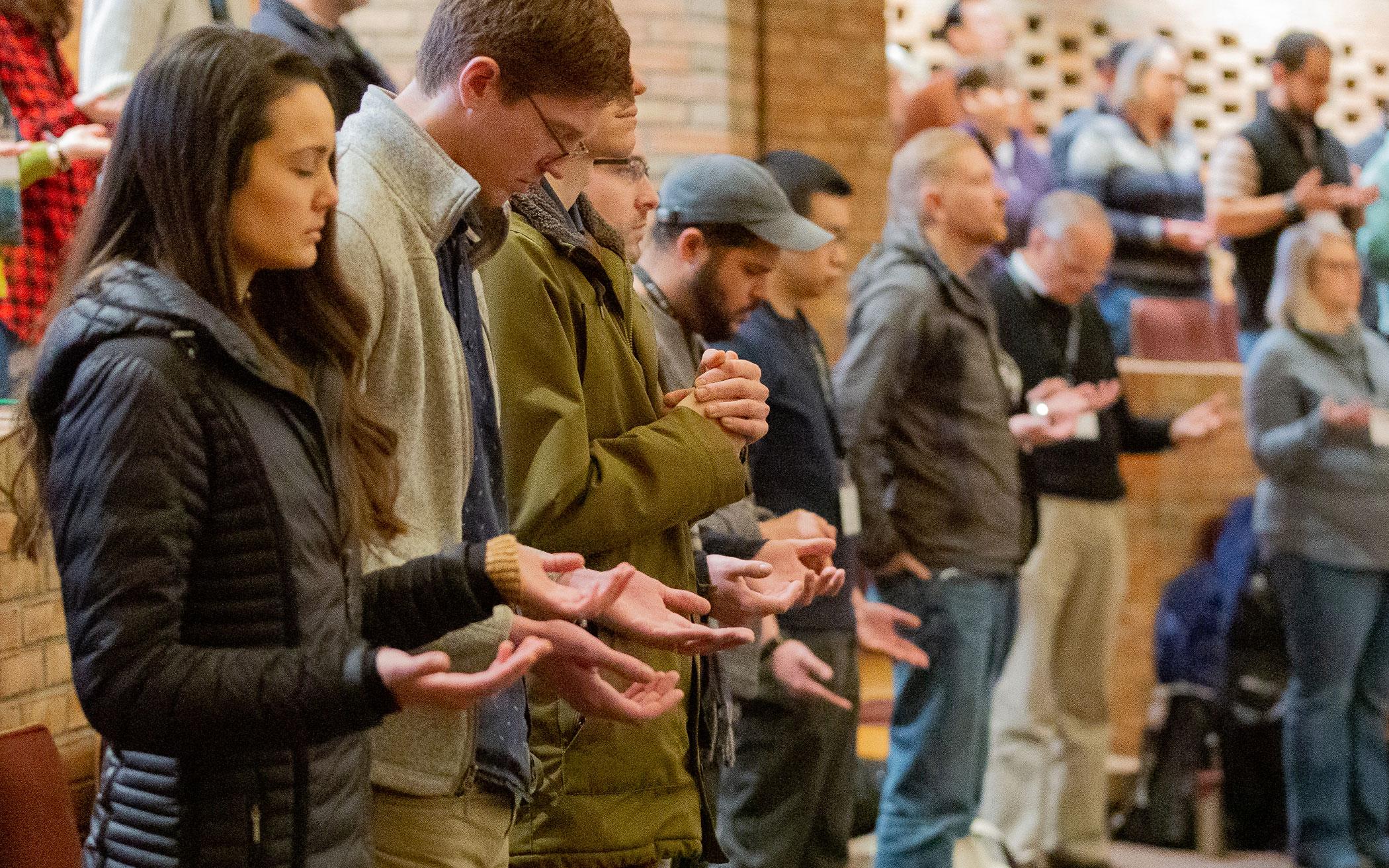 A time of prayer takes place at Synod 2019. A special initiative will intentionally undergird all of Synod 2022 with a foundation of prayer. 