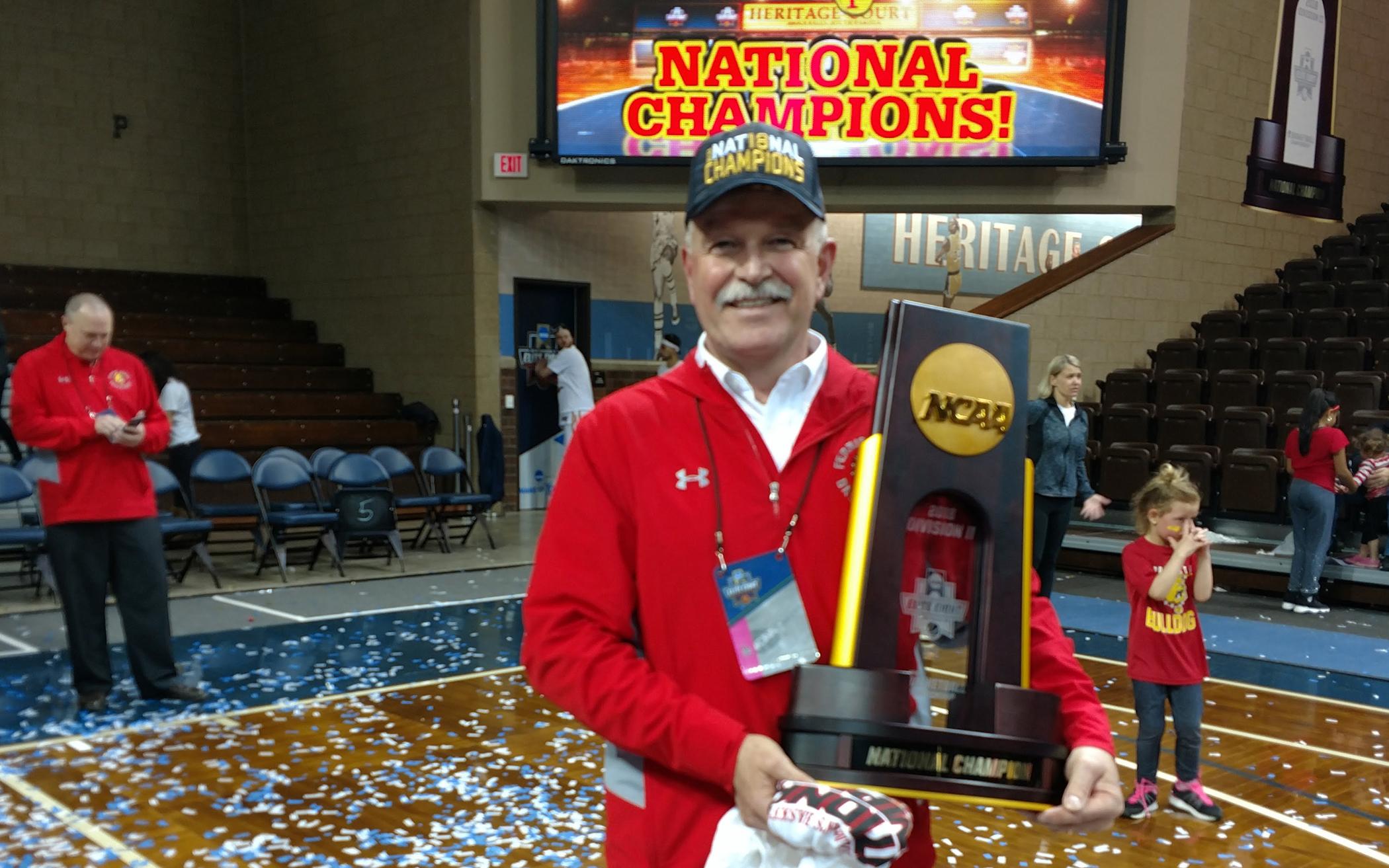 CRC Chaplain Accompanies Basketball Team to National Championship Win