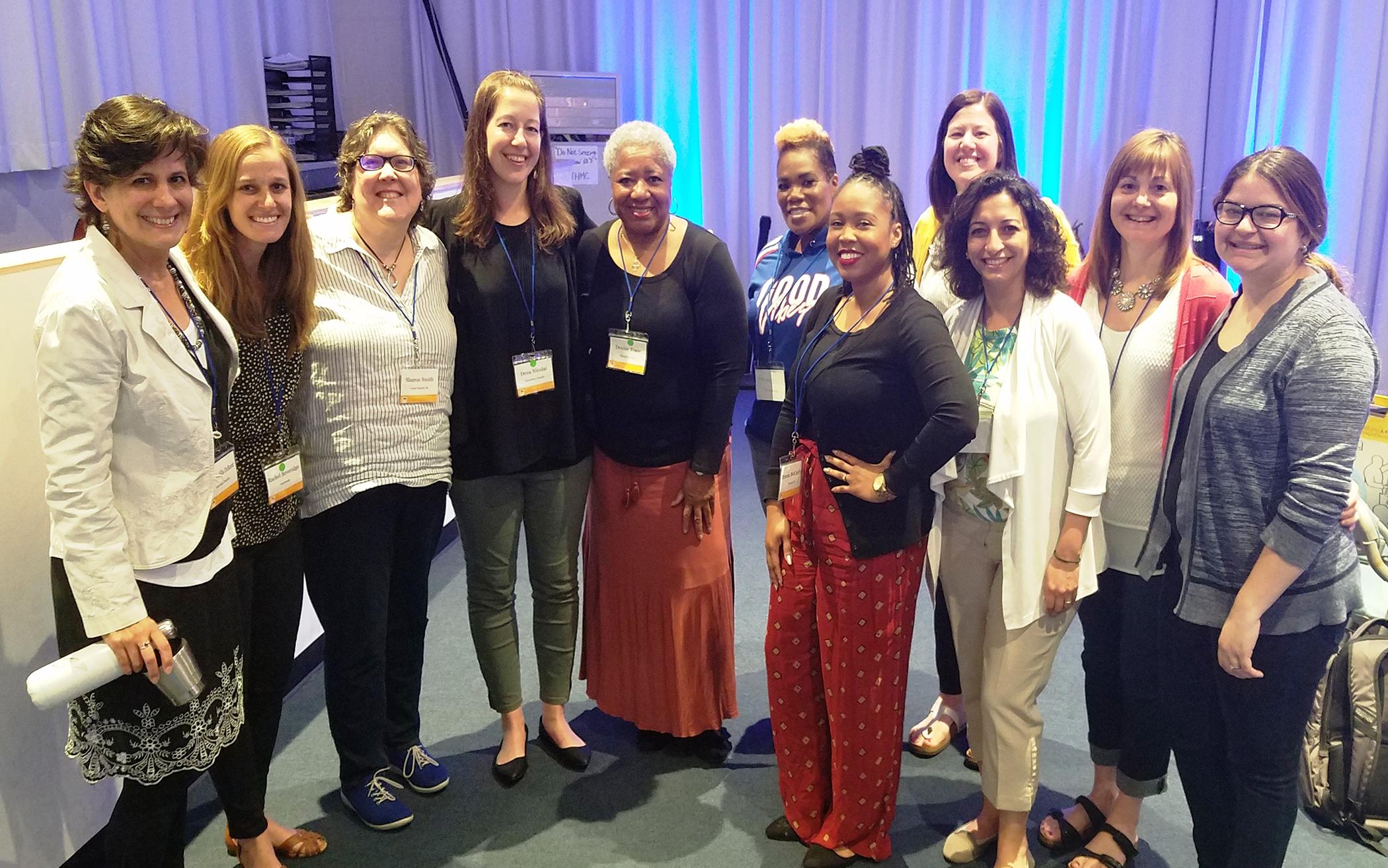 Denise Posie (fifth from left) with a group of women leaders at Resonate's Global Mission Summit in 2019. 