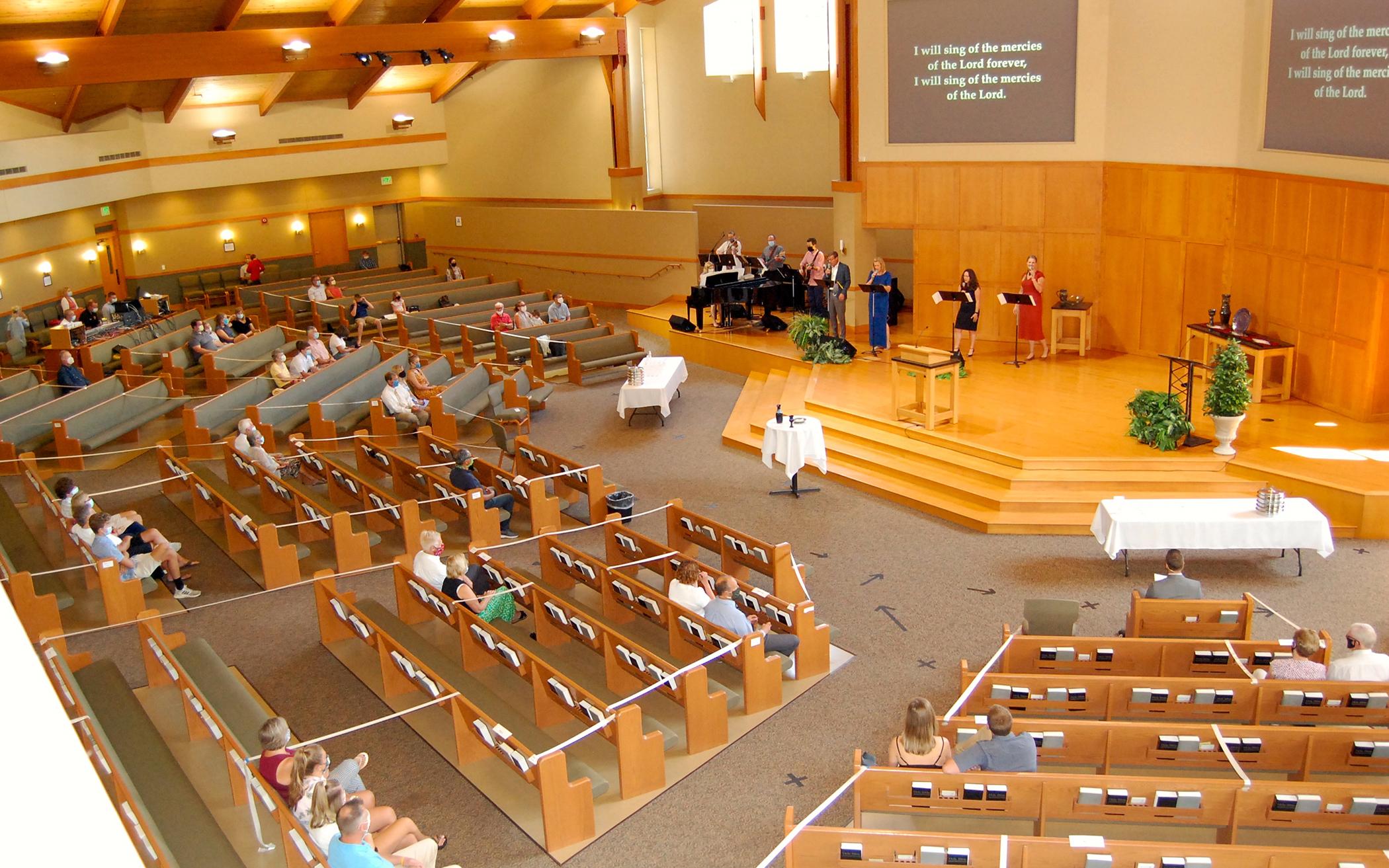 Churches Offer Worship With Extra Space, Continue Streaming